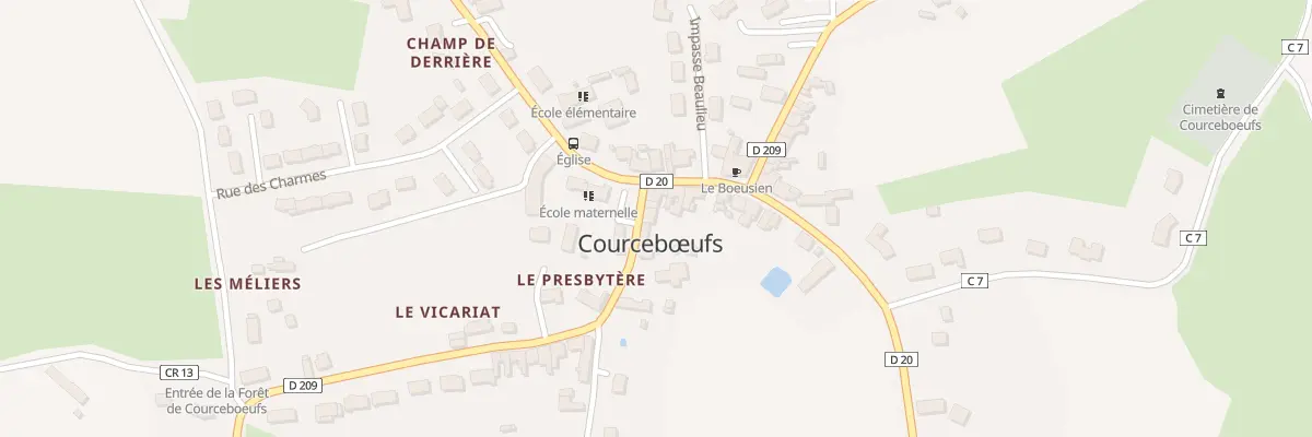 Plan du 6 Rue des Tuileries à Courcebœufs