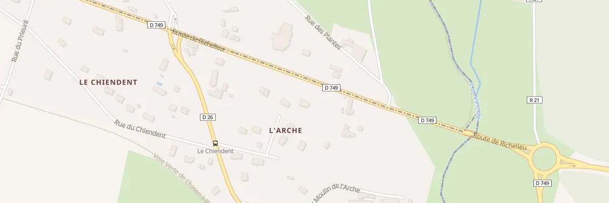 Plan du 6T Imp de l’Arche à Ligré