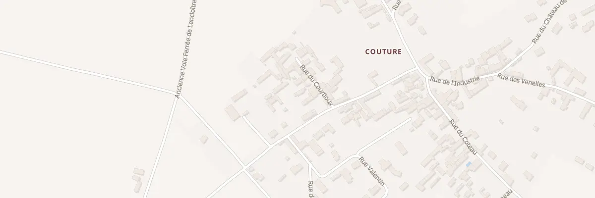 Plan du 1 Rue du Courtioux à Saint-Martin-la-Pallu