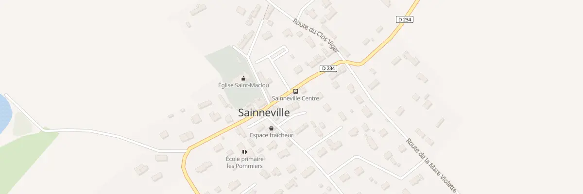 Plan du 123 Rte de l’Eglise à Sainneville