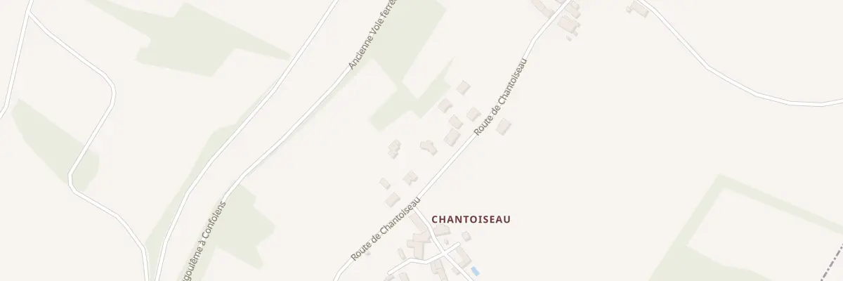 Plan du 616 Rte de Chantoiseau à Coulgens