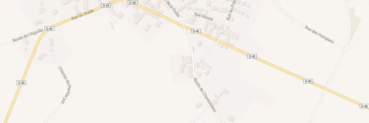 Plan du 12 Rue de la Poste à Coulgens
