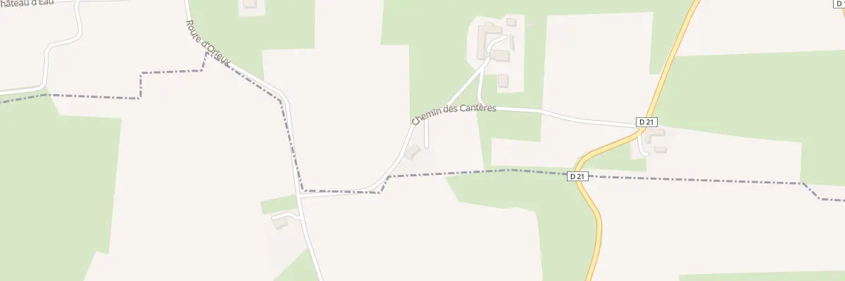 Plan du 2 Che des Canteres à Sère-Rustaing