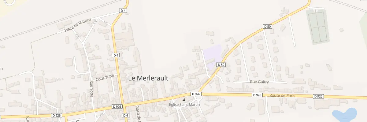 Plan du 9006 Rue du 18 Septembre à Merlerault-le-Pin