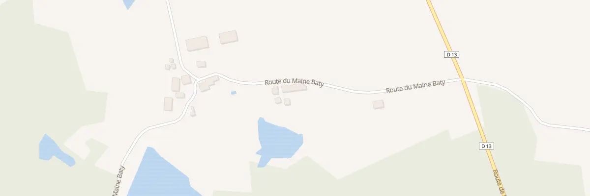 Plan du 117 Le Maine Baty Sud à Saint-Michel-de-Double