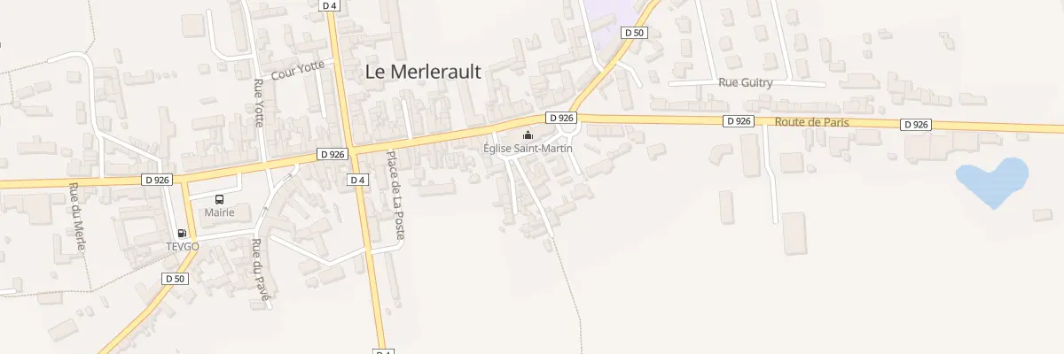 Plan du 4 Rue des Diligences à Merlerault-le-Pin