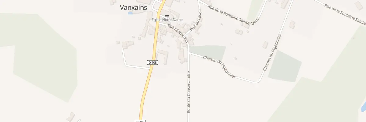Plan du 16 Rue Léonardon à Vanxains