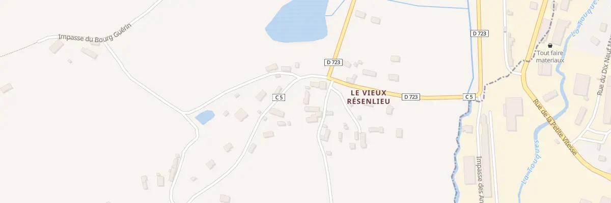 Plan du 9391 Rte des Hameaux à Résenlieu
