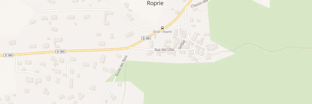 Plan du 80 Rue des Lilas à Dirac
