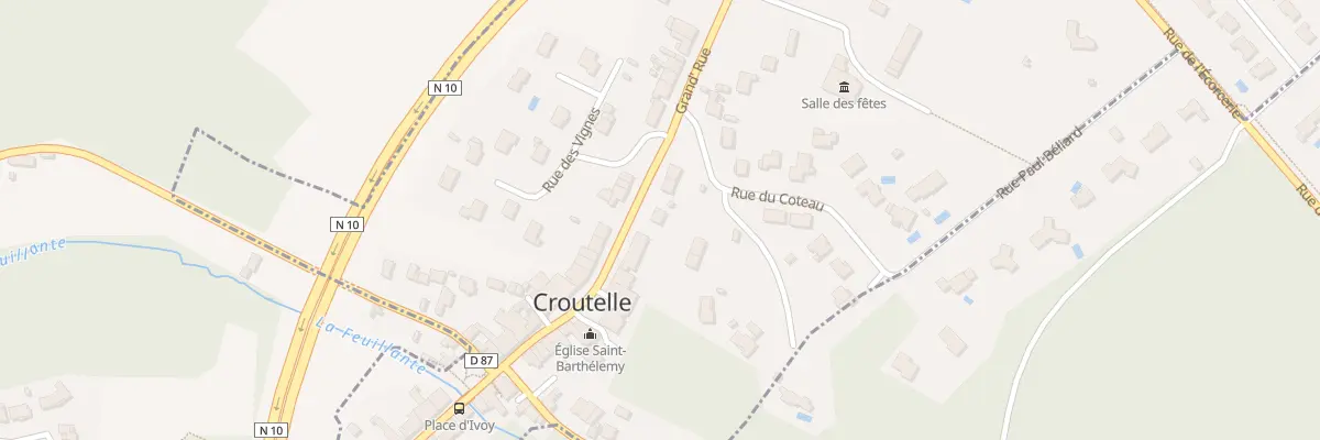 Plan du 25 Gr Grand Rue à Croutelle