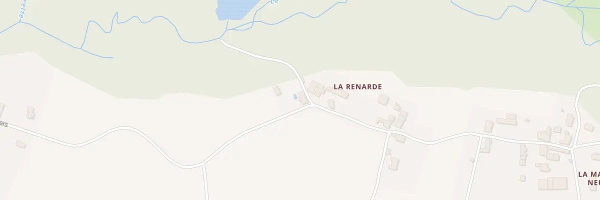 Plan du 1 La Renarde à Lizant