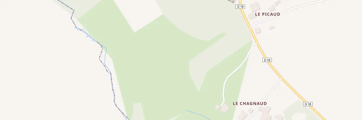 Plan du 132 Chagnaud à Monestier