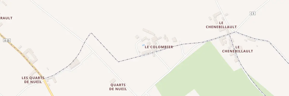 Plan du 5143 Le Colombier à Pouant