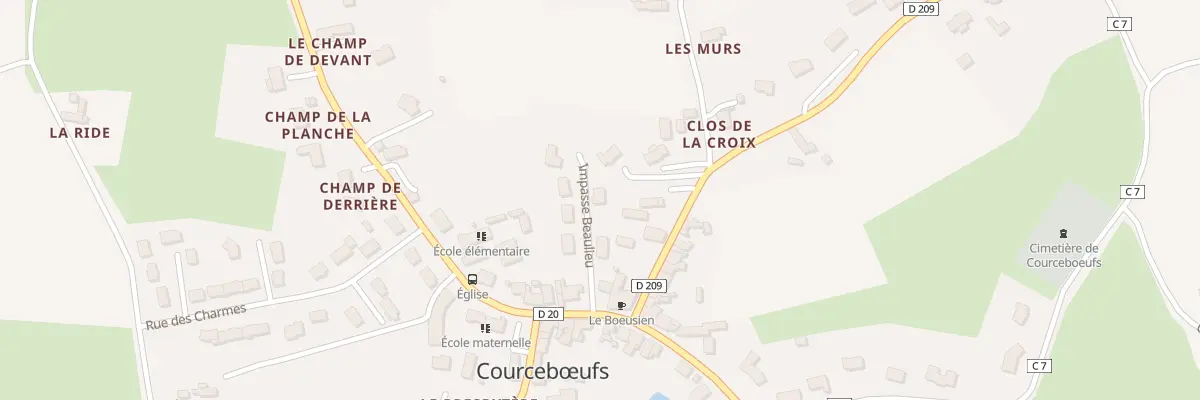 Plan du 3 Imp Beaulieu à Courcebœufs