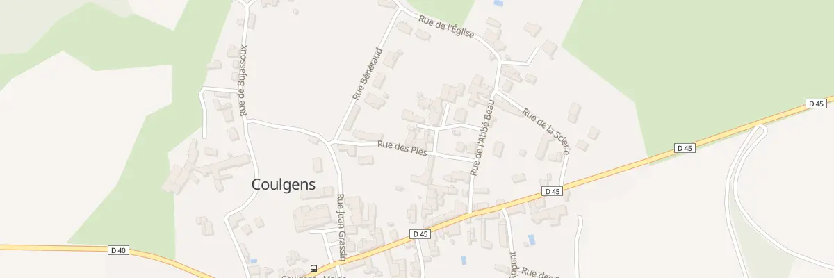 Plan du 2 Imp Traversière à Coulgens