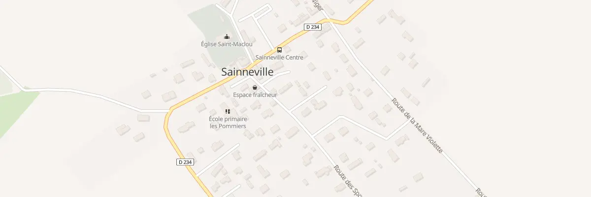 Plan du 40 Rte des Sports à Sainneville