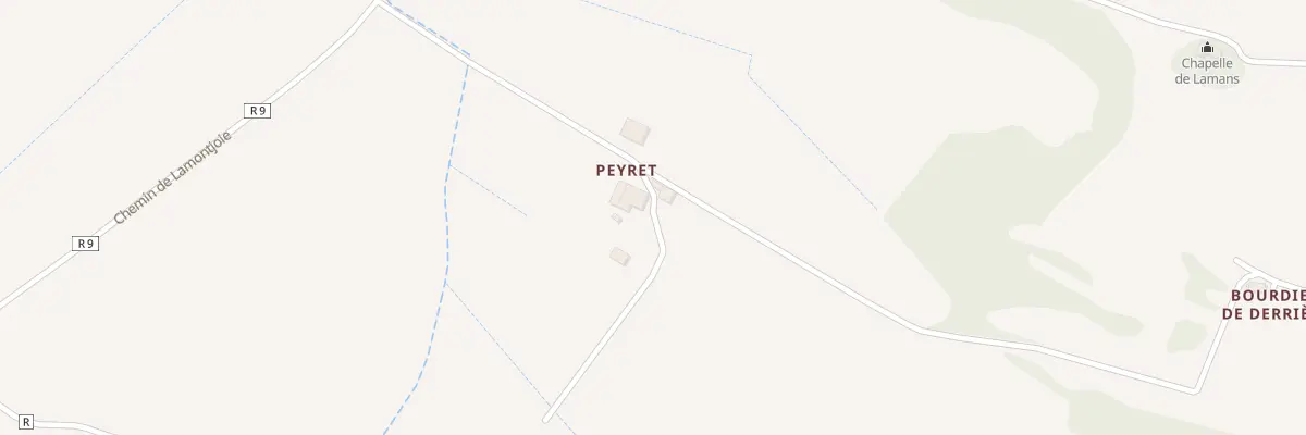 Plan du 5073 Peyret à Roquebrune
