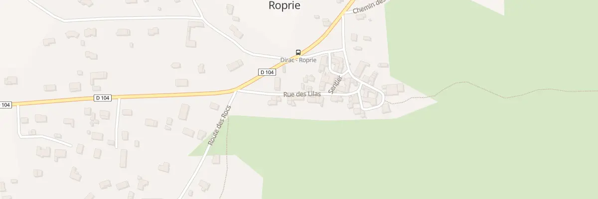 Plan du 110 Rue des Lilas à Dirac