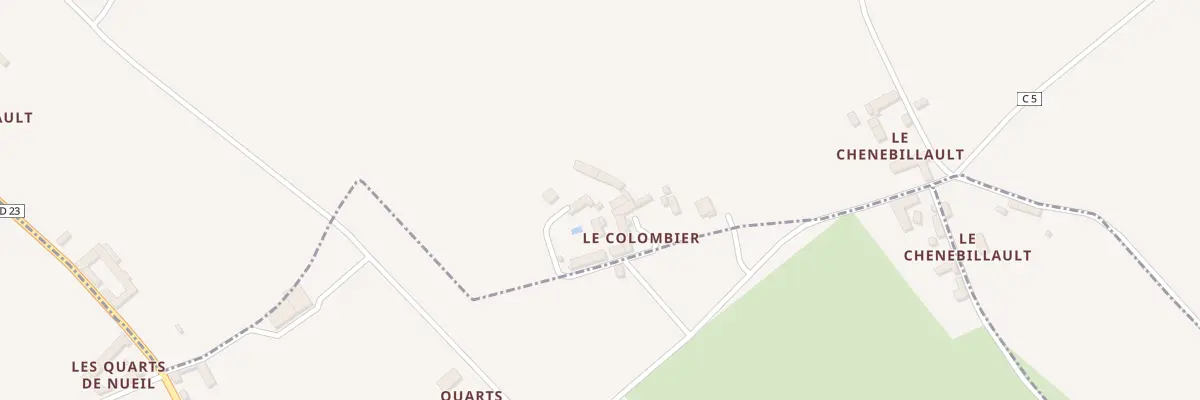 Plan du 5144 Le Colombier à Pouant