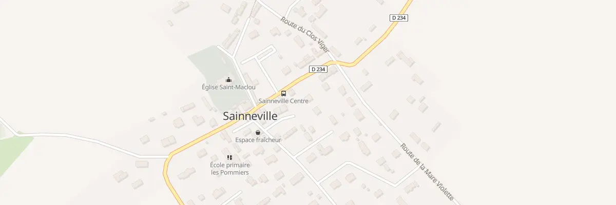 Plan du 5299 Le Village à Sainneville