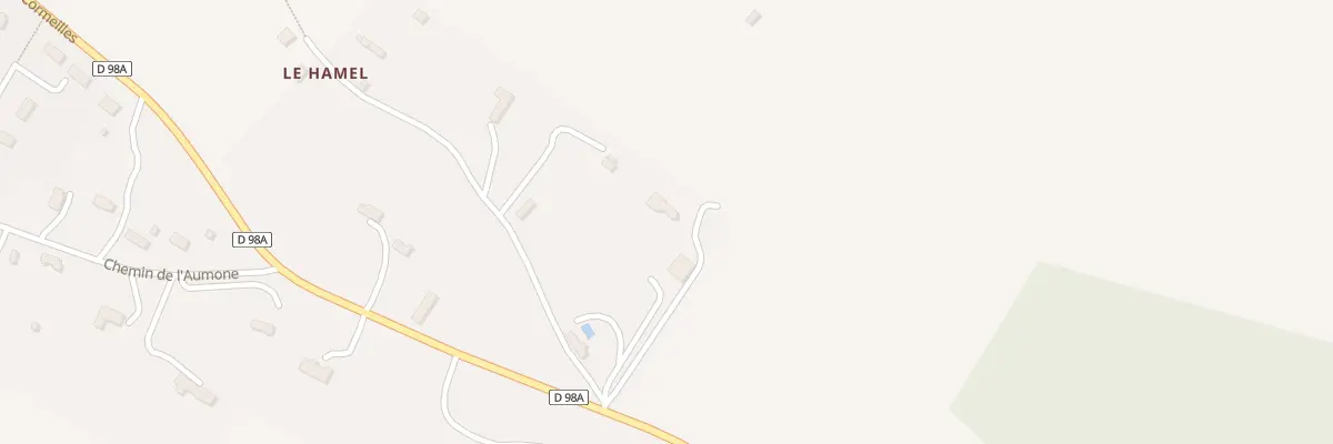 Plan du 5553 Le Hamel à Blangy-le-Château