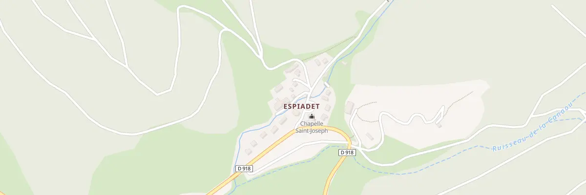 Plan du 3 Espiadet à Campan