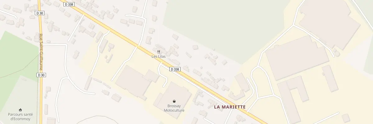 Plan du 77 Rte de Tours à Écommoy