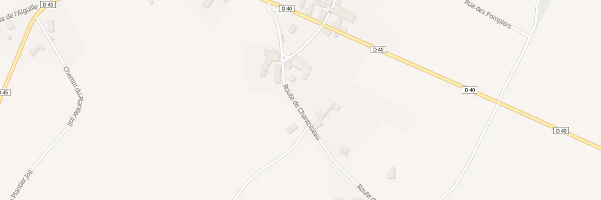 Plan du 35 Rte de Chantoiseau à Coulgens