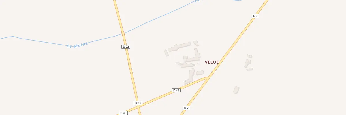 Plan du 1 Velue à Nueil-sous-Faye