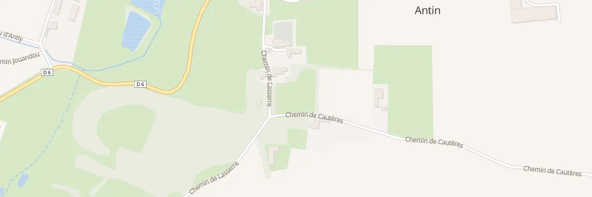 Plan du 9 Che de Lasserre à Antin