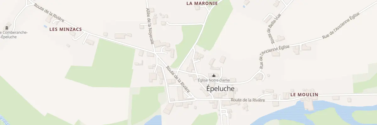 Plan du 38 Epeluche à Comberanche-et-Épeluche