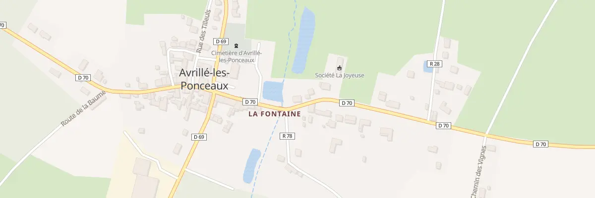 Plan du 1 Rue de la Croix à Avrillé-les-Ponceaux