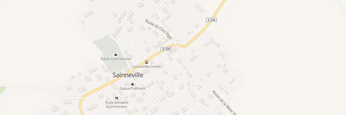 Plan du 5046 Le Village à Sainneville
