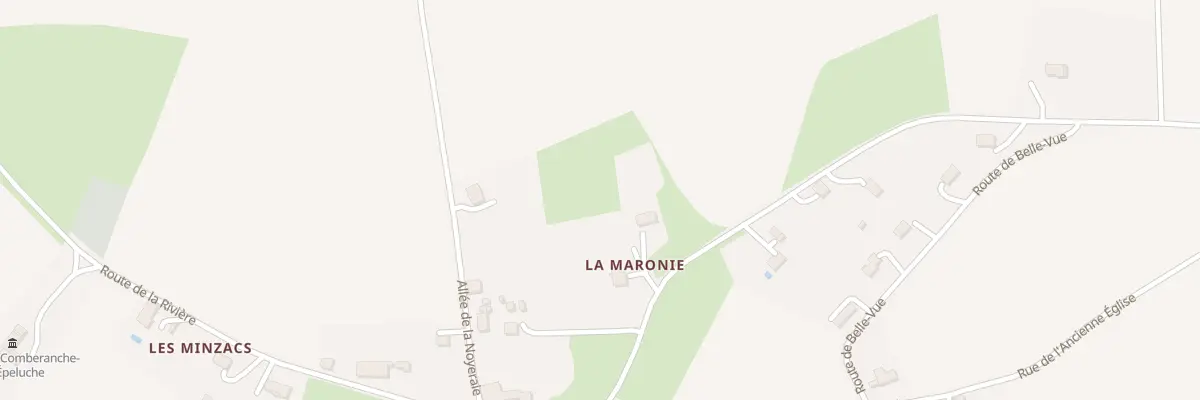 Plan du 1013 La Marronie à Comberanche-et-Épeluche