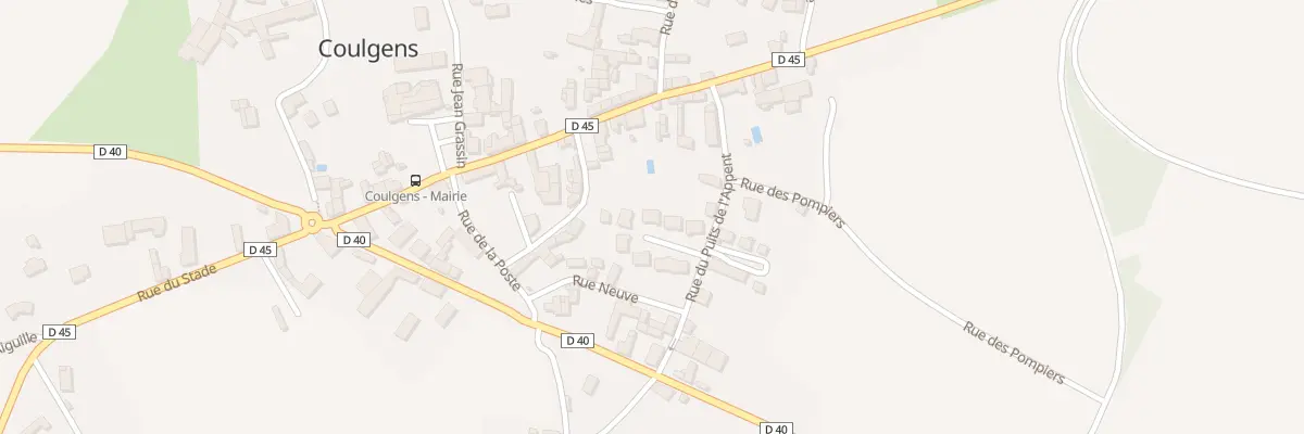 Plan du 7 Imp du Puits de l’Appent à Coulgens
