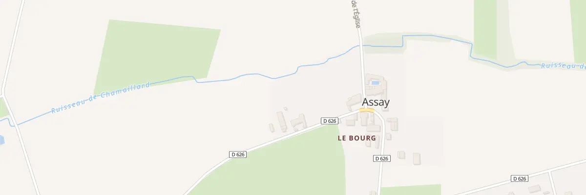 Plan du 54 Le Bourg à Assay