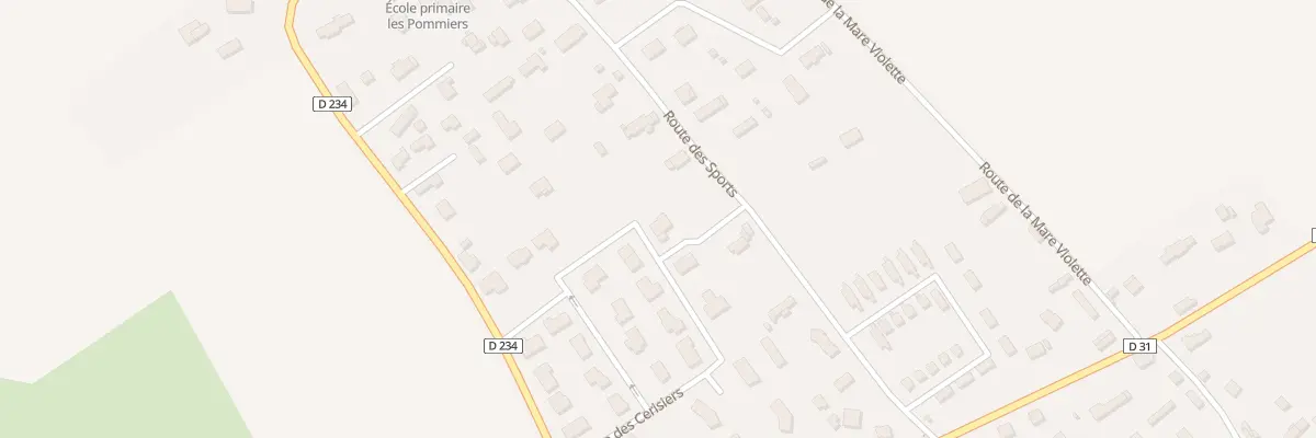 Plan du 203 Rte des Cerisiers à Sainneville