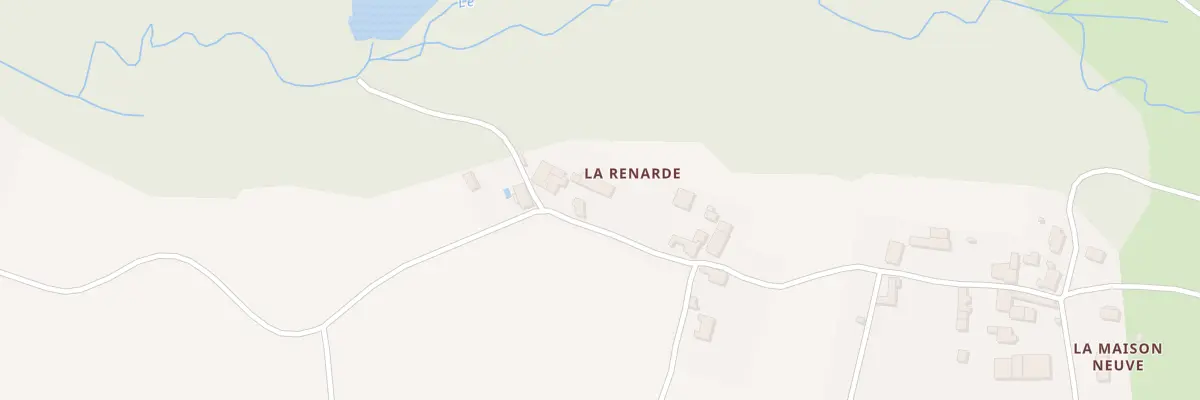 Plan du 7 La Renarde à Lizant
