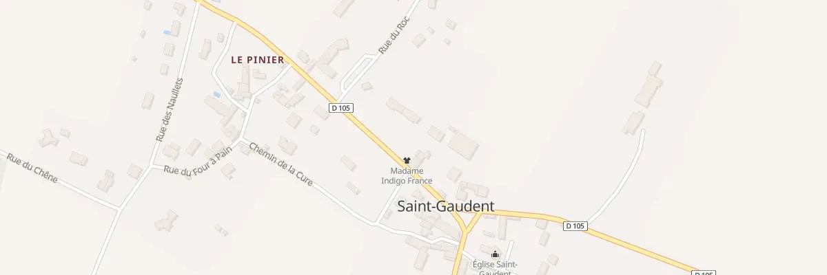 Plan du 4 Rue de la Mairie à Saint-Gaudent