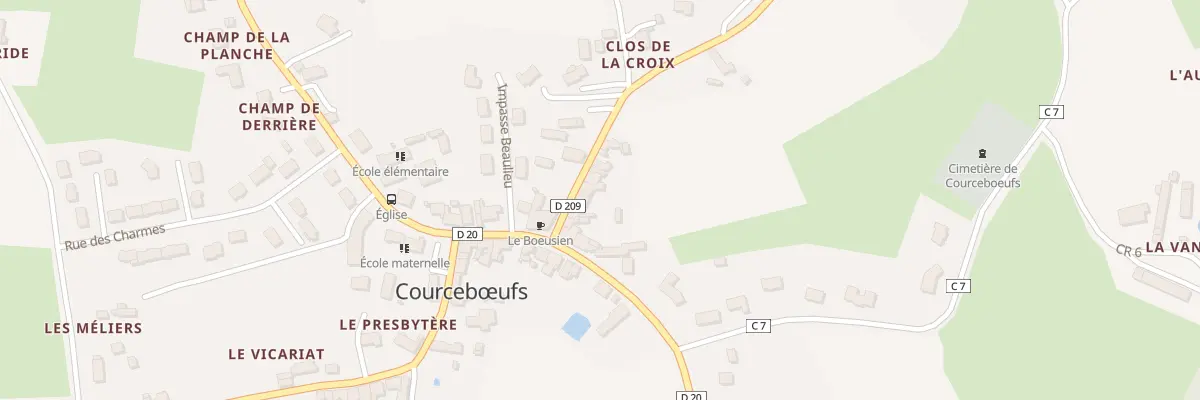 Plan du 5 Rue des Tisserands à Courcebœufs