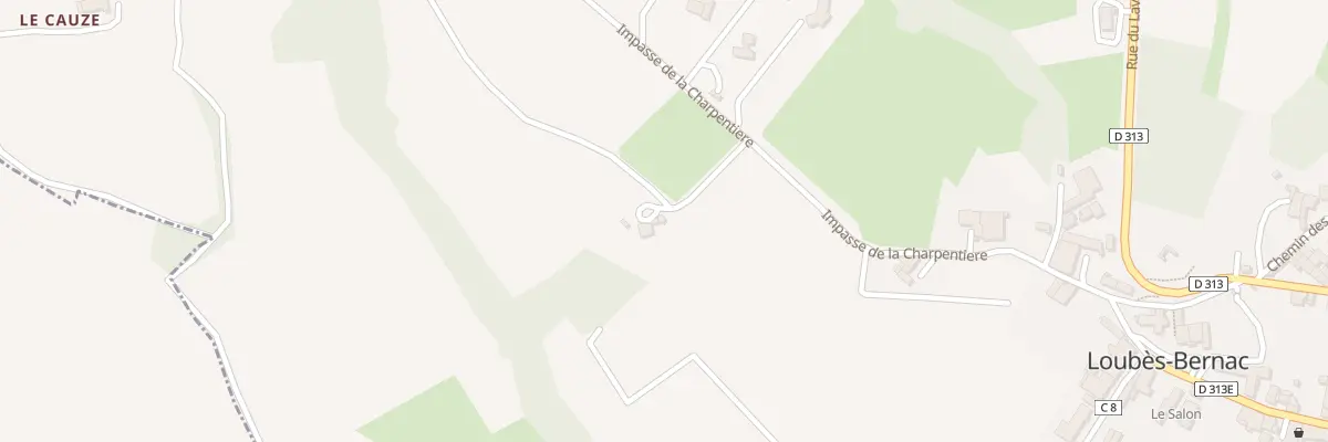 Plan de Moulin Deyrieau à Loubès-Bernac
