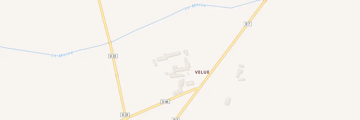 Plan du 3 Velue à Nueil-sous-Faye