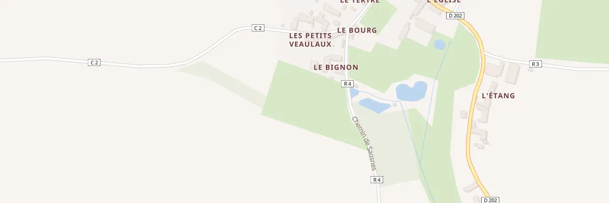 Plan du 5012 Le Bignon à Vezot