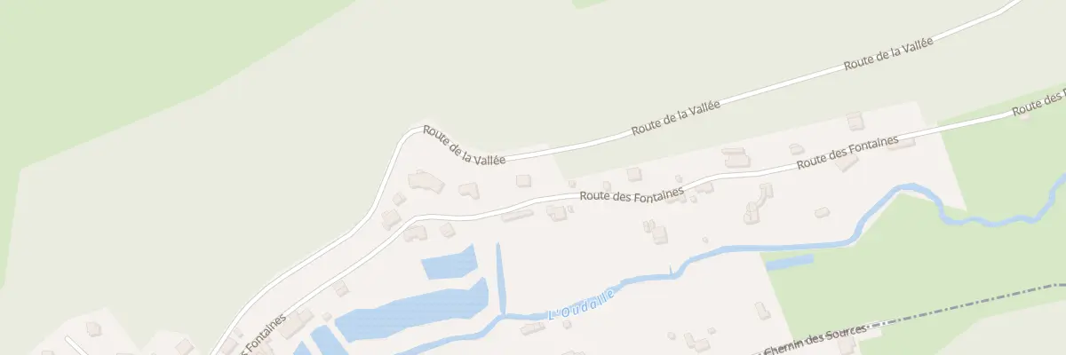 Plan du 409 Rte des Fontaines à Oudalle