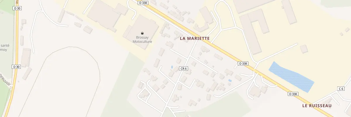 Plan du 6 Che de la Mariette à Écommoy