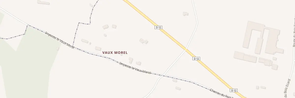 Plan du 105 Vaux Morel au Bosc-Renoult