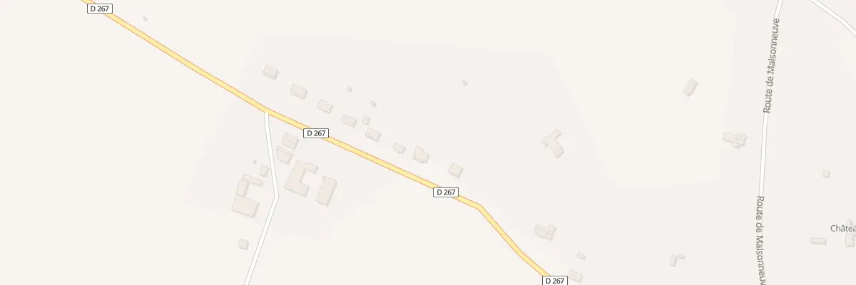 Plan du 734 Turon à Gontaud-de-Nogaret