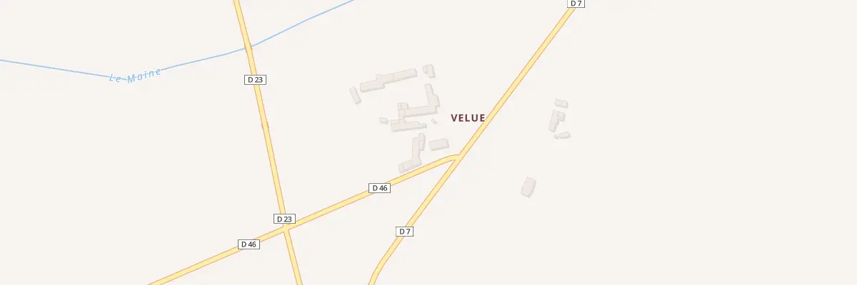 Plan du 5 Velue à Nueil-sous-Faye