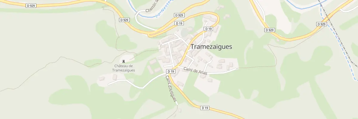 Plan du 5013 Le Village à Tramezaïgues