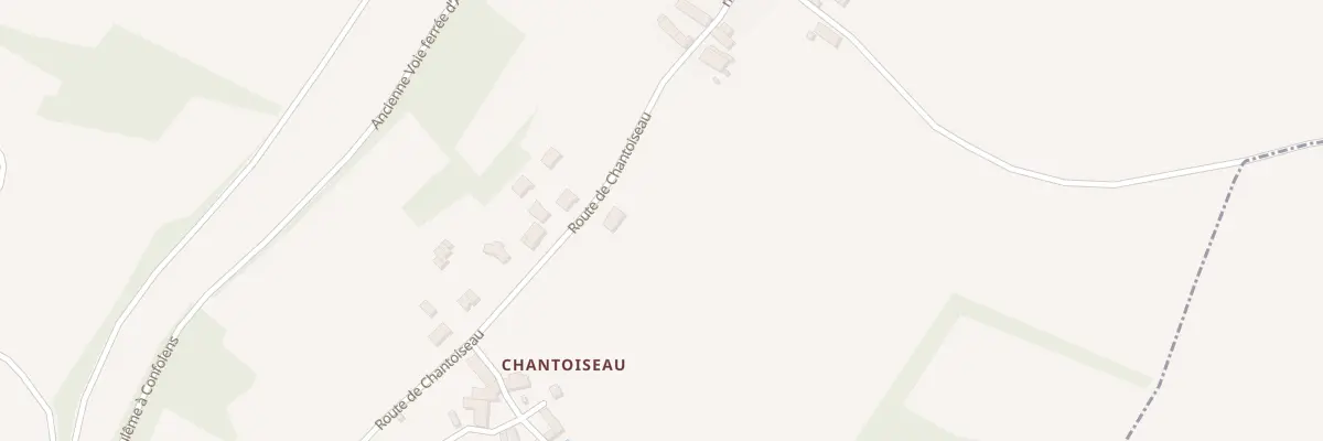Plan du 513 Rte de Chantoiseau à Coulgens